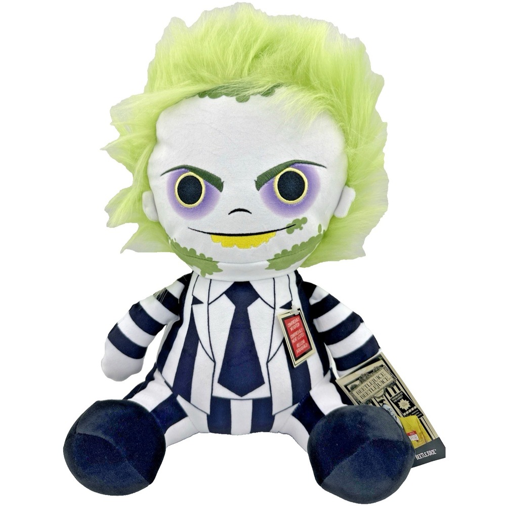 Beetlejuice Weighted Plush 12 Inch Warner Bros Comfort Plush Halloween New